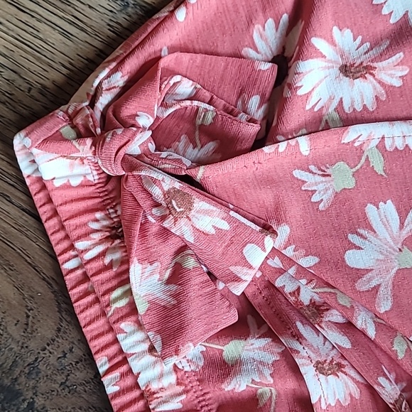 EST. 1946 Sarong Skort, Size 14/16W, Mauve Pink, White Daisy, Soft, Stretchy - Picture 2 of 7